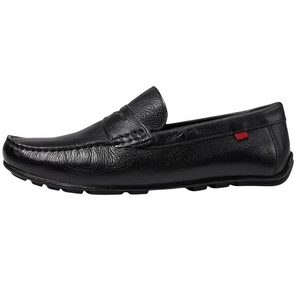 Marc Joseph New York Mens Nebraska Loafers US 11 Black Leather Grainy Shoe NIB main image 12